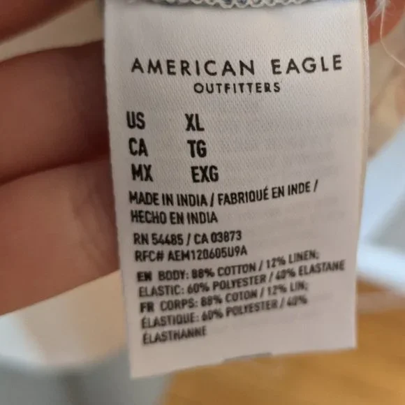 American Eagle | Strapless Patchwork Top Sz XL - Picture 6 of 6